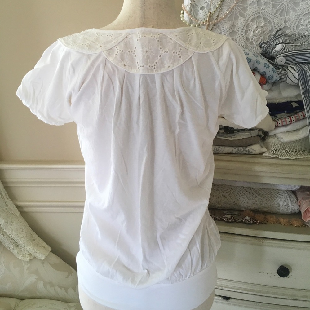 Little Yellow Button top by Anthropologie - Picture 6 of 9